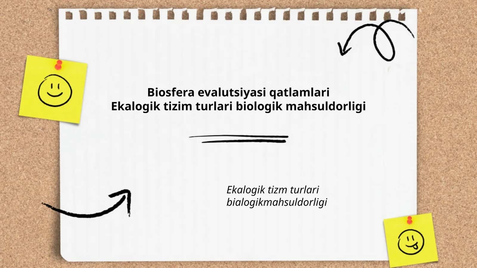 Biosfera evalutsiyasi qatlamlari 1