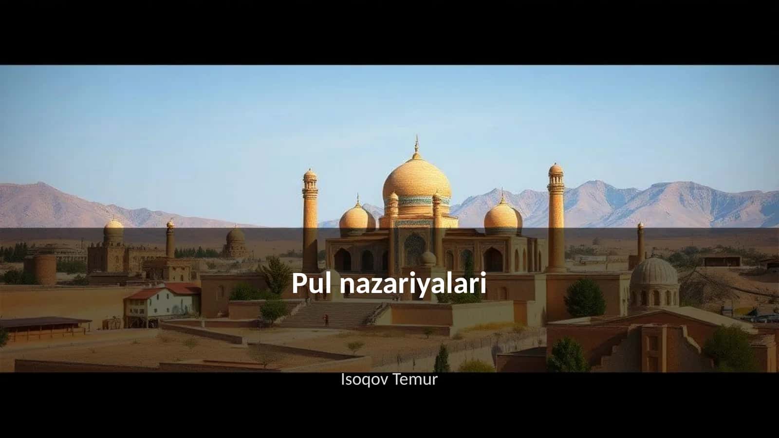 Pul nazariyalari 1