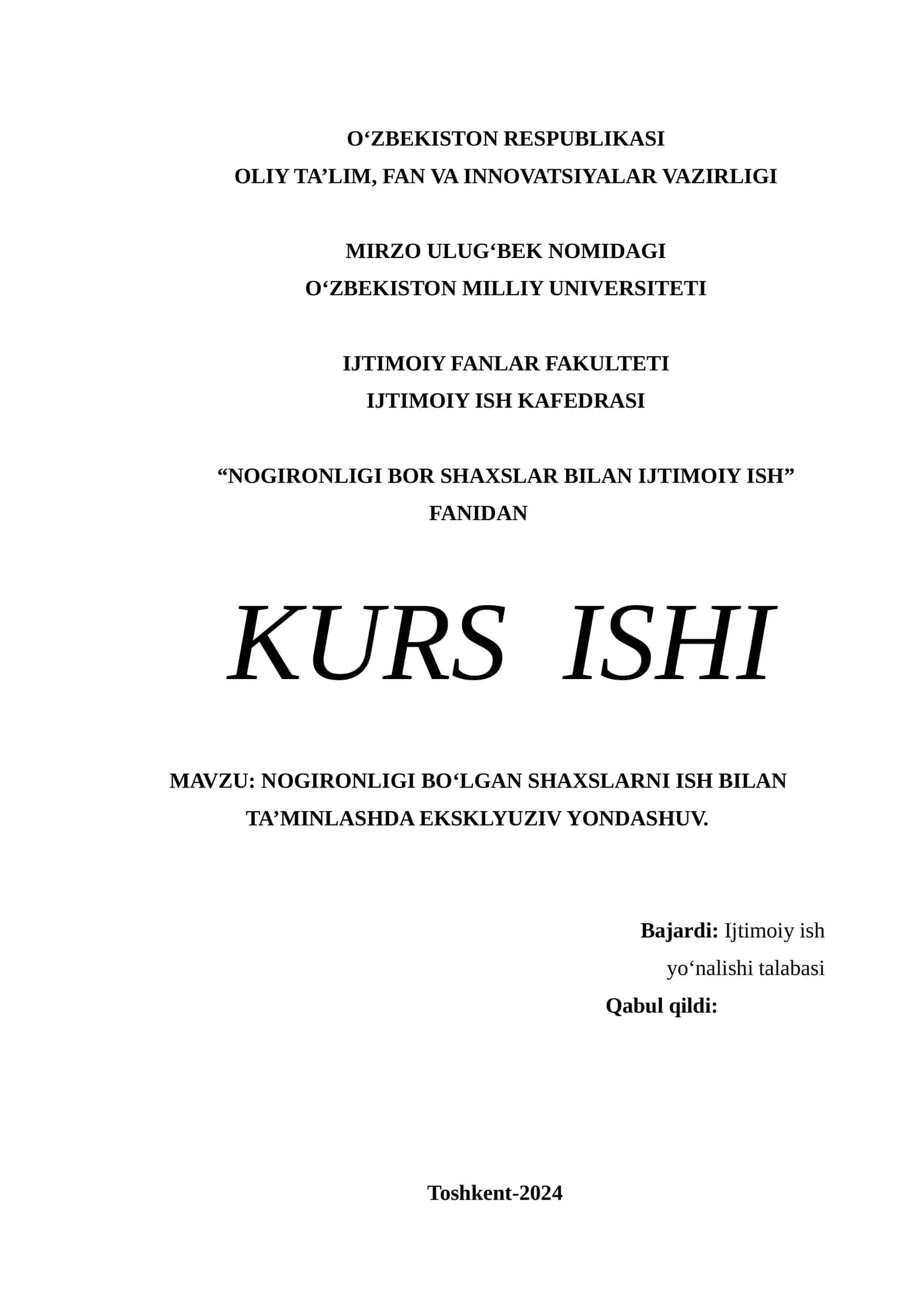NOGIRONLIGI BO‘LGAN SHAXSLARNI ISH BILAN TA’MINLASHDA EKSKLYUZIV YONDASHUV 1
