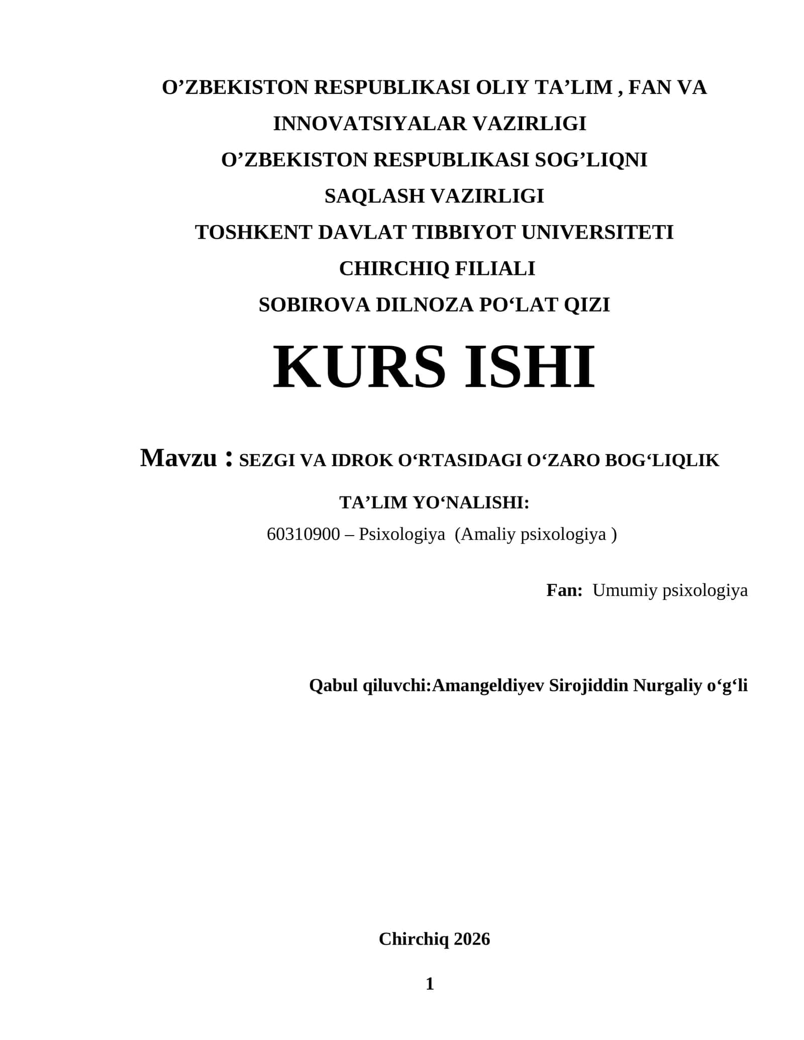 SEZGI VA IDROK O‘RTASIDAGI O‘ZARO BOG‘LIQLIK 1