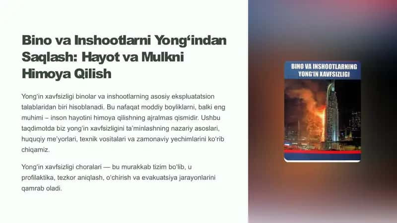 BINO VAINSHOOTLARNING YONG'IN XAVFSIZLIGI 1
