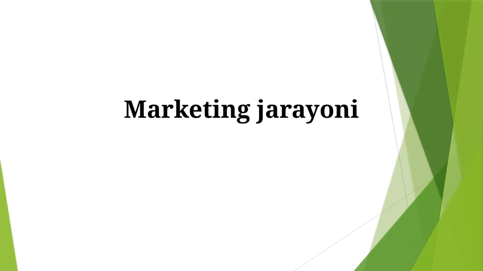 Marketingjarayoni 1