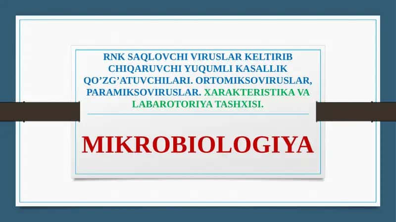 RNK Saqlovchi viruslar 1