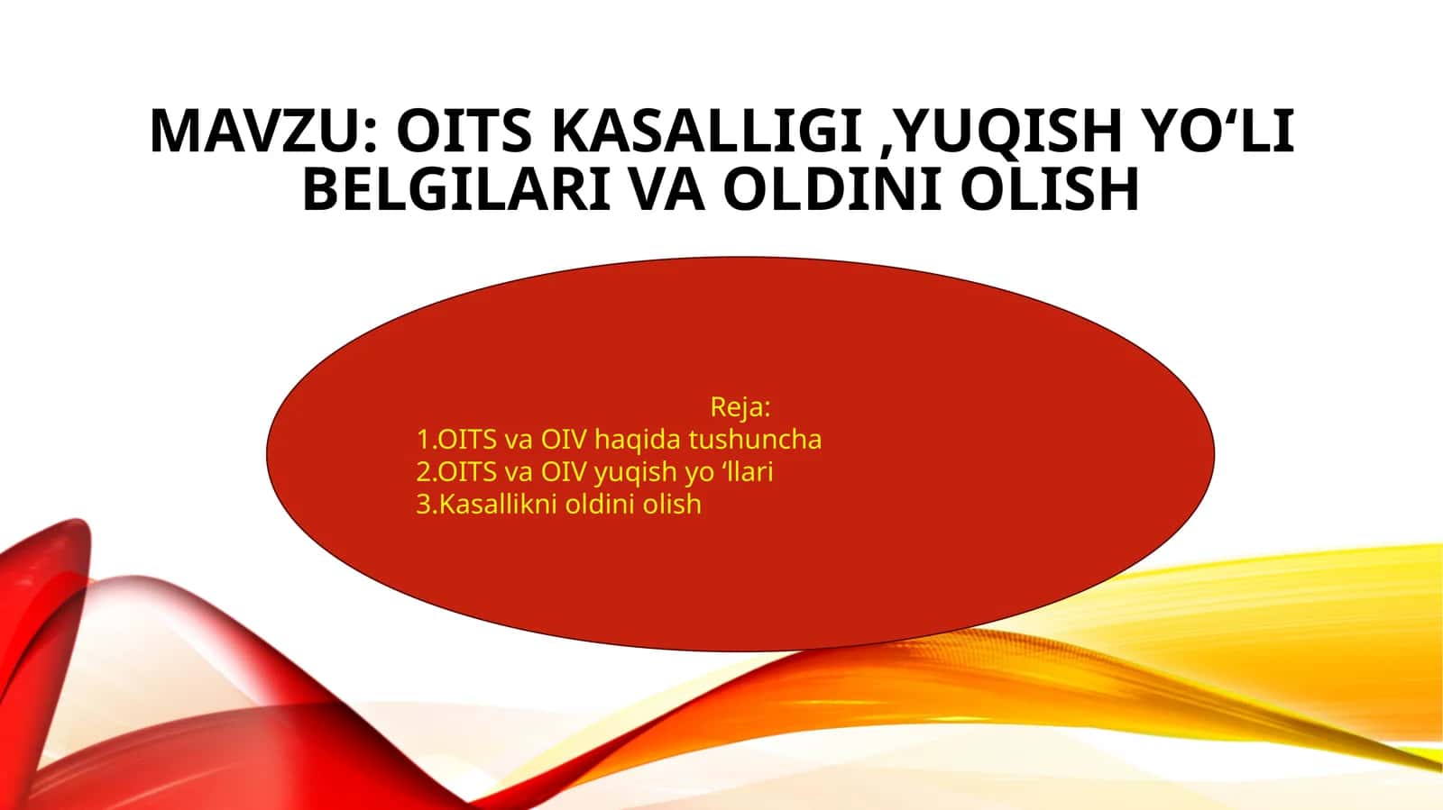 OITs kasalligi ,yuqish yo‘li belgilari va oldini olish 1