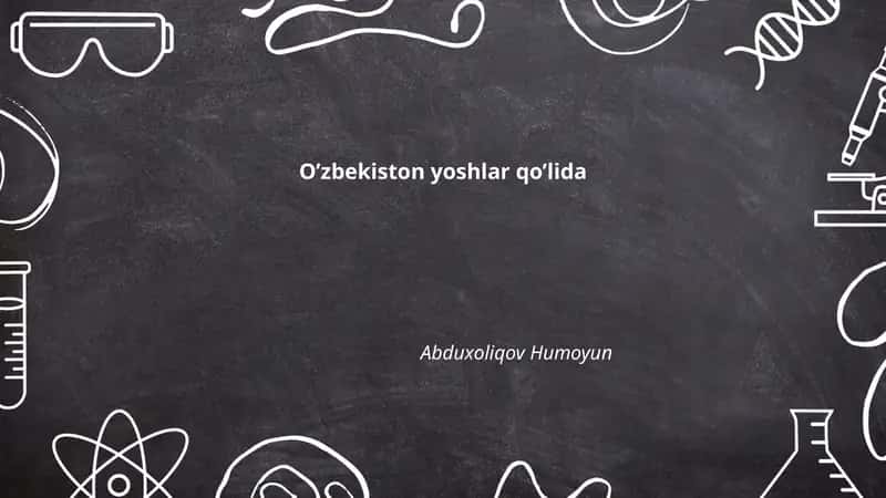 O‘zbekiston yoshlar qo‘lida: ta'lim va zamonaviy kasb-hunar 1