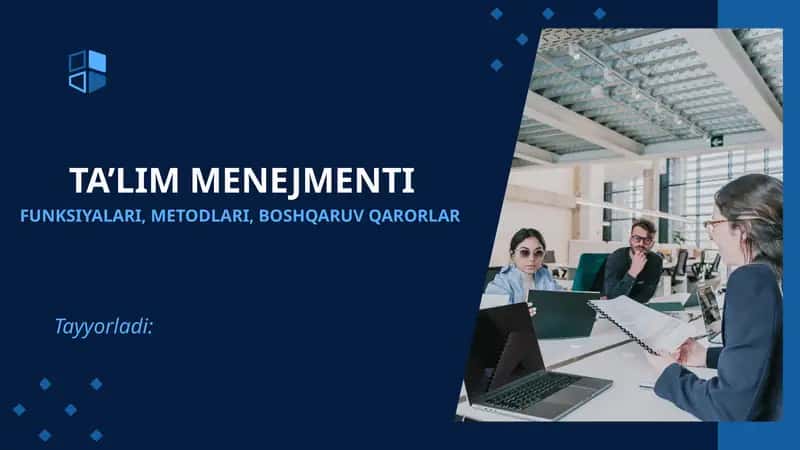 Ta'lim menejmenti 1
