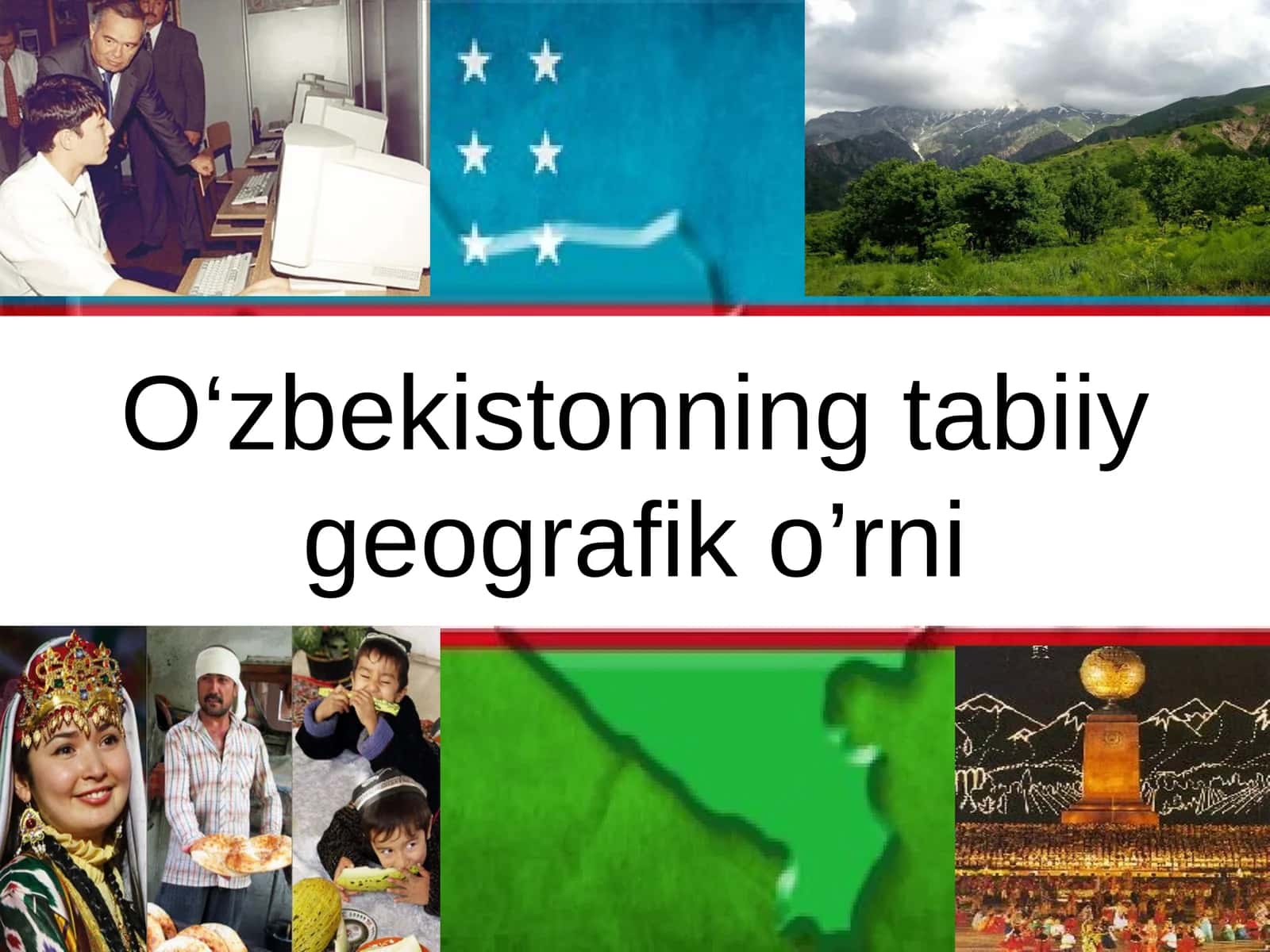 O‘zbekistonning tabiiy geografik o’rni 1