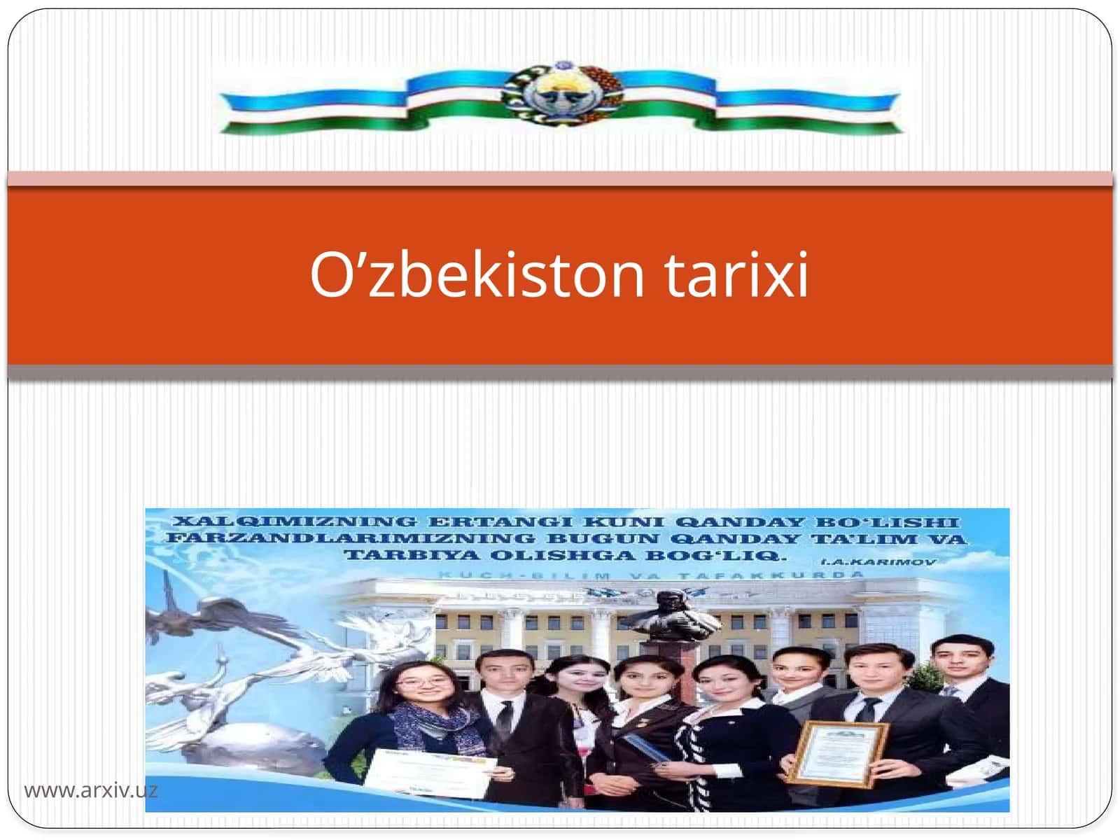 O'zbekiston tarixi 1