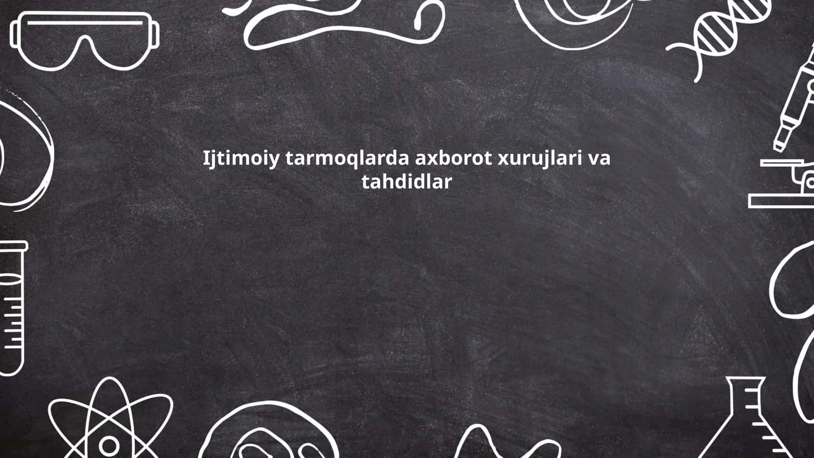 Ijtimoiy tarmoqlarda axborot xavfsizligi 1