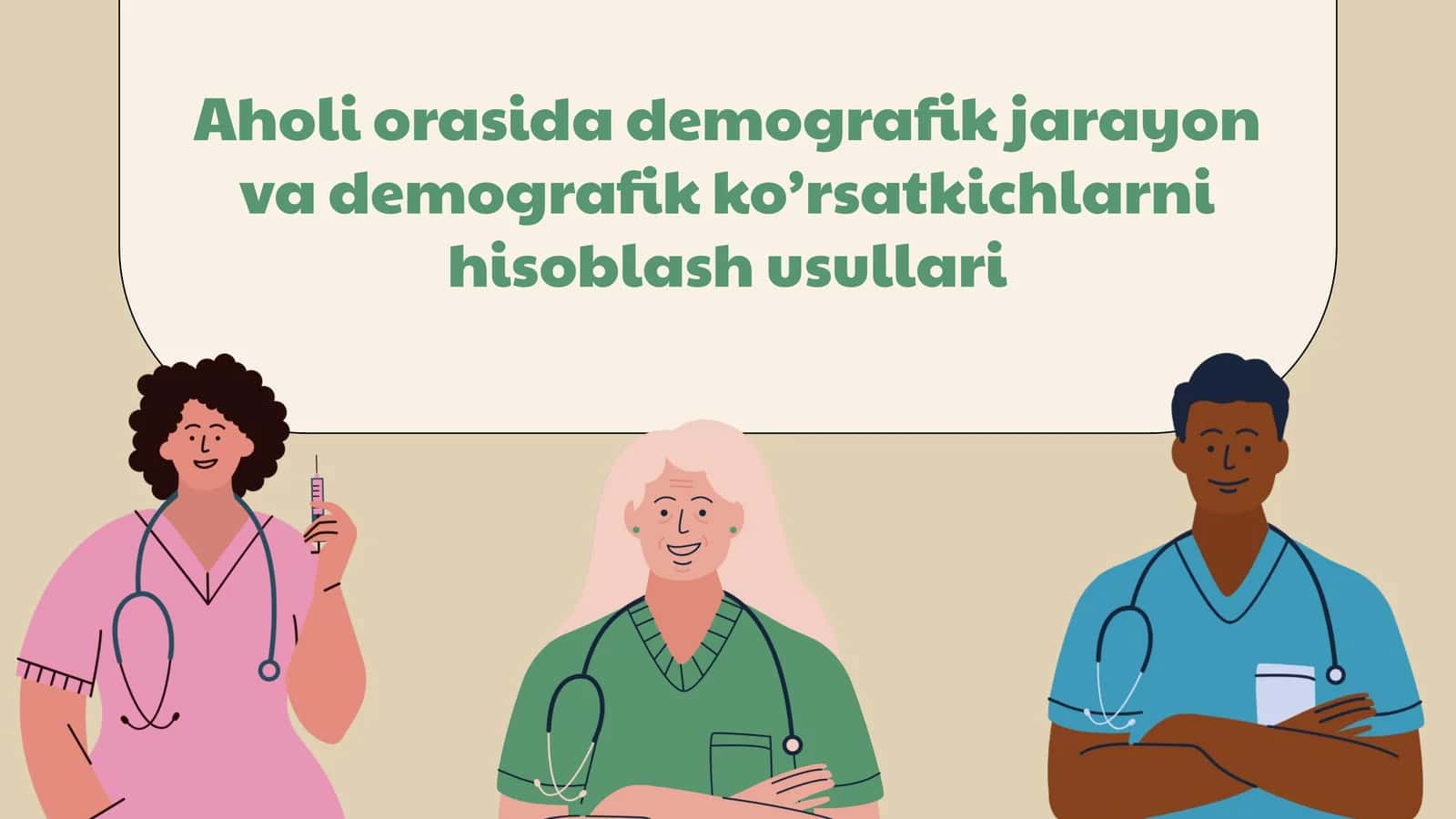 Demografik jarayon va demografik ko’rsatkichlarni hisoblash usullari 1