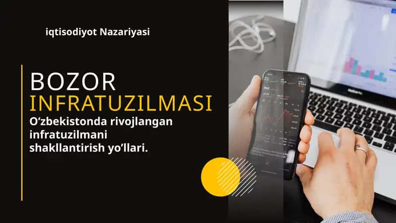 Bozor infratuzilmasi. O‘zbekistonda rivojlangan infratuzilmani shakllantirish yo’llari. 1