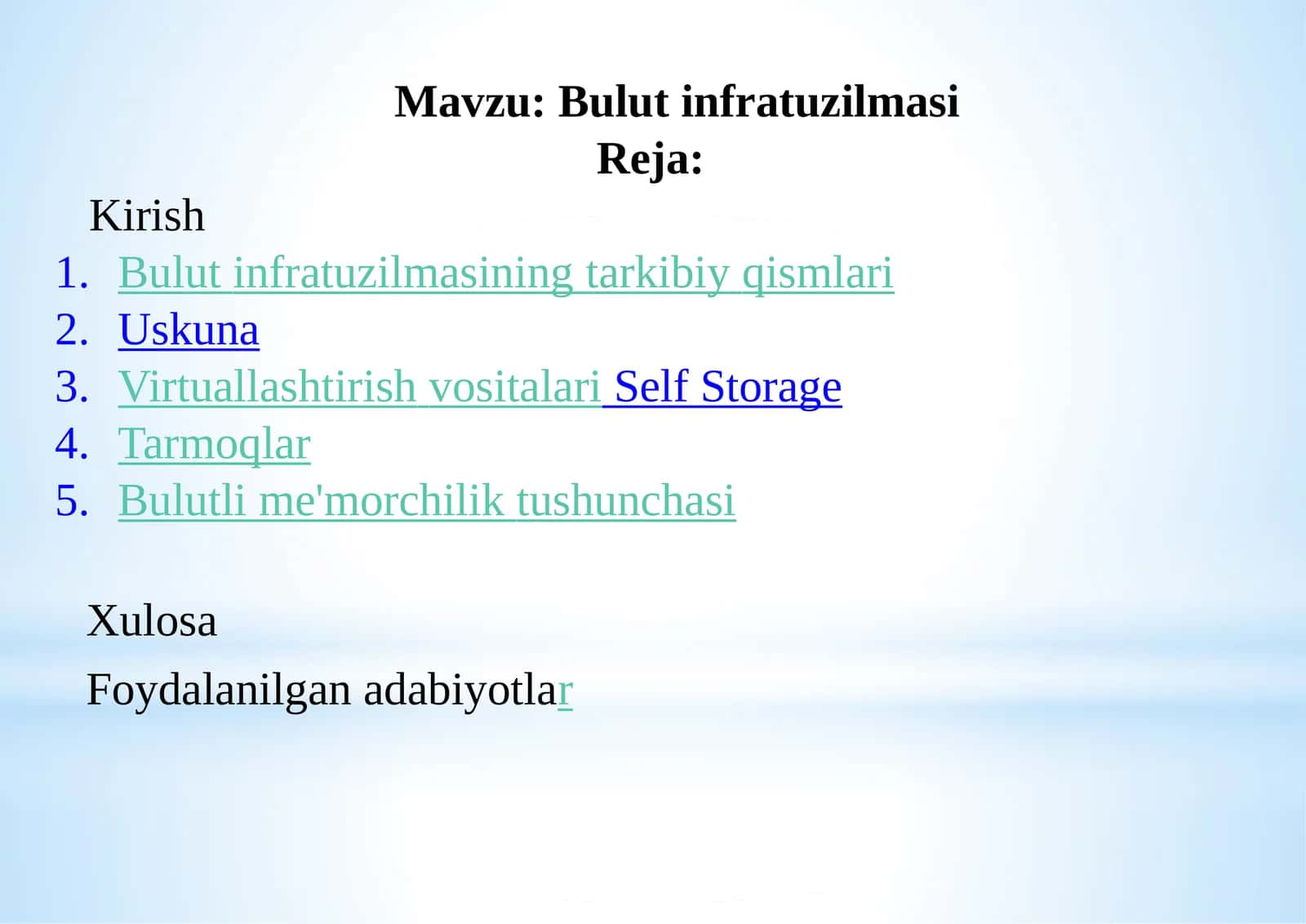 Bulut  infratuzilmasi 1