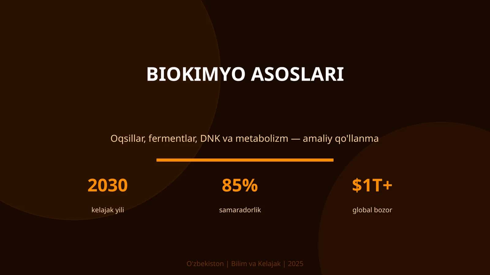 Biokimyo asoslari 1