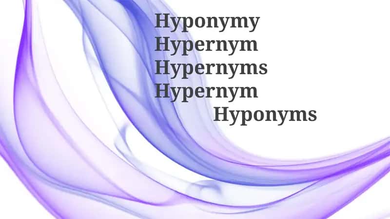 Hyponymy and Hypernymy: Definitions and Examples 1