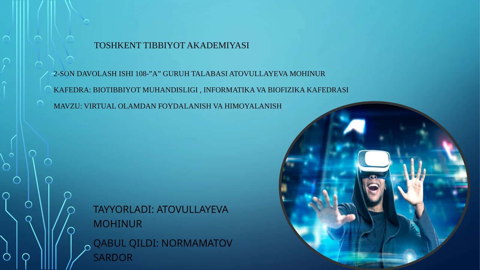 virtual olamdan foydalanish va himoyalanish 1
