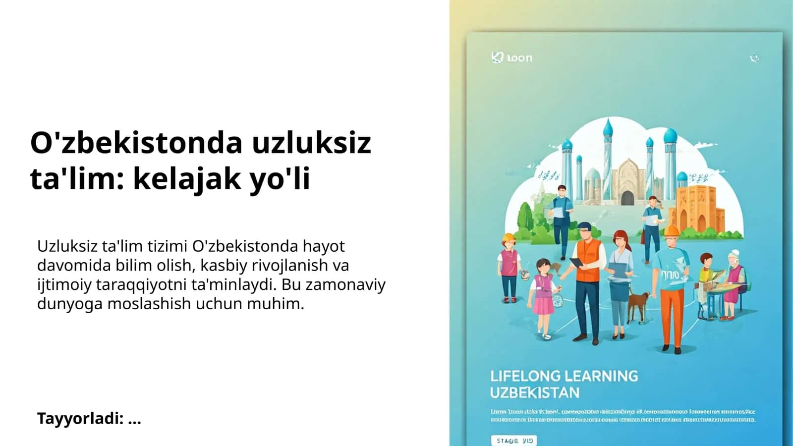 Umumiy o'rta ta'lim: 11 yillik majburiy ta'lim tizimi 1