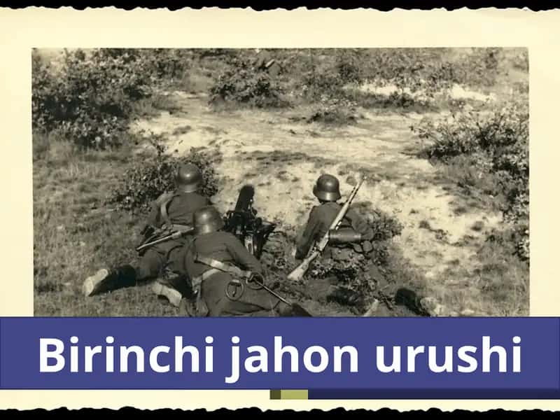 Birinchi jahon urushi 1