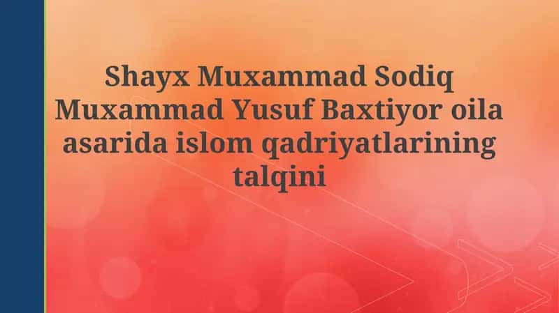 Baxtiyor Oila 1