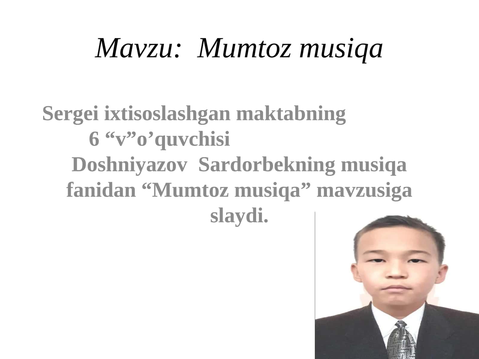 Mumtoz musiqa 1