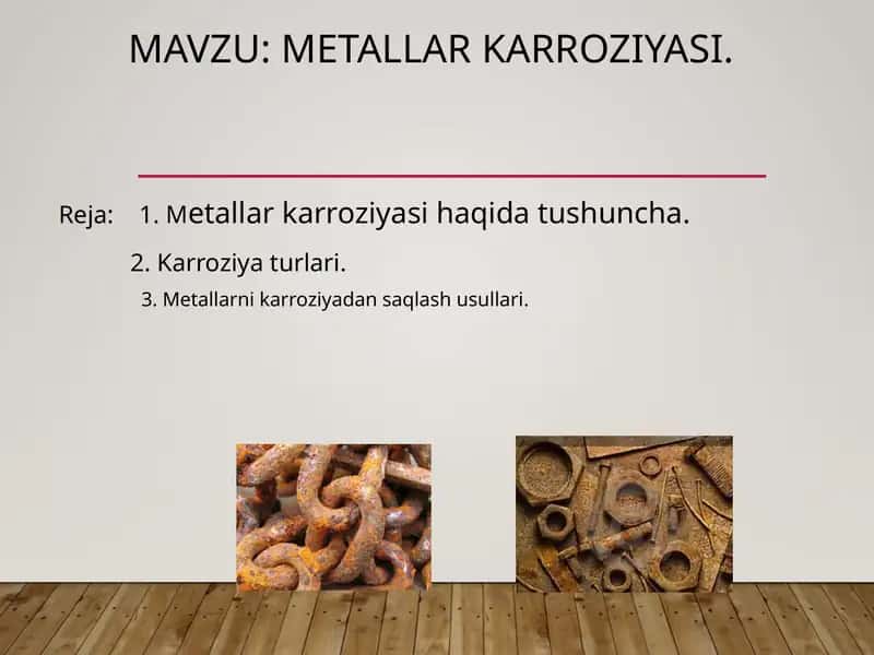 metallar karroziyasi 1