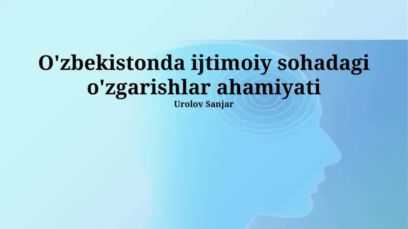 Sog'liqni saqlash tizimining islohotlari 1