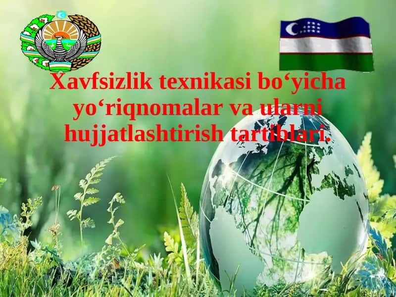 Hujjatlar va yo'riqnoma 1