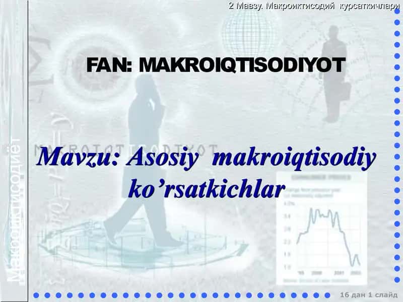 Asosiymakroiqtisodiy ko’rsatkichlar 1