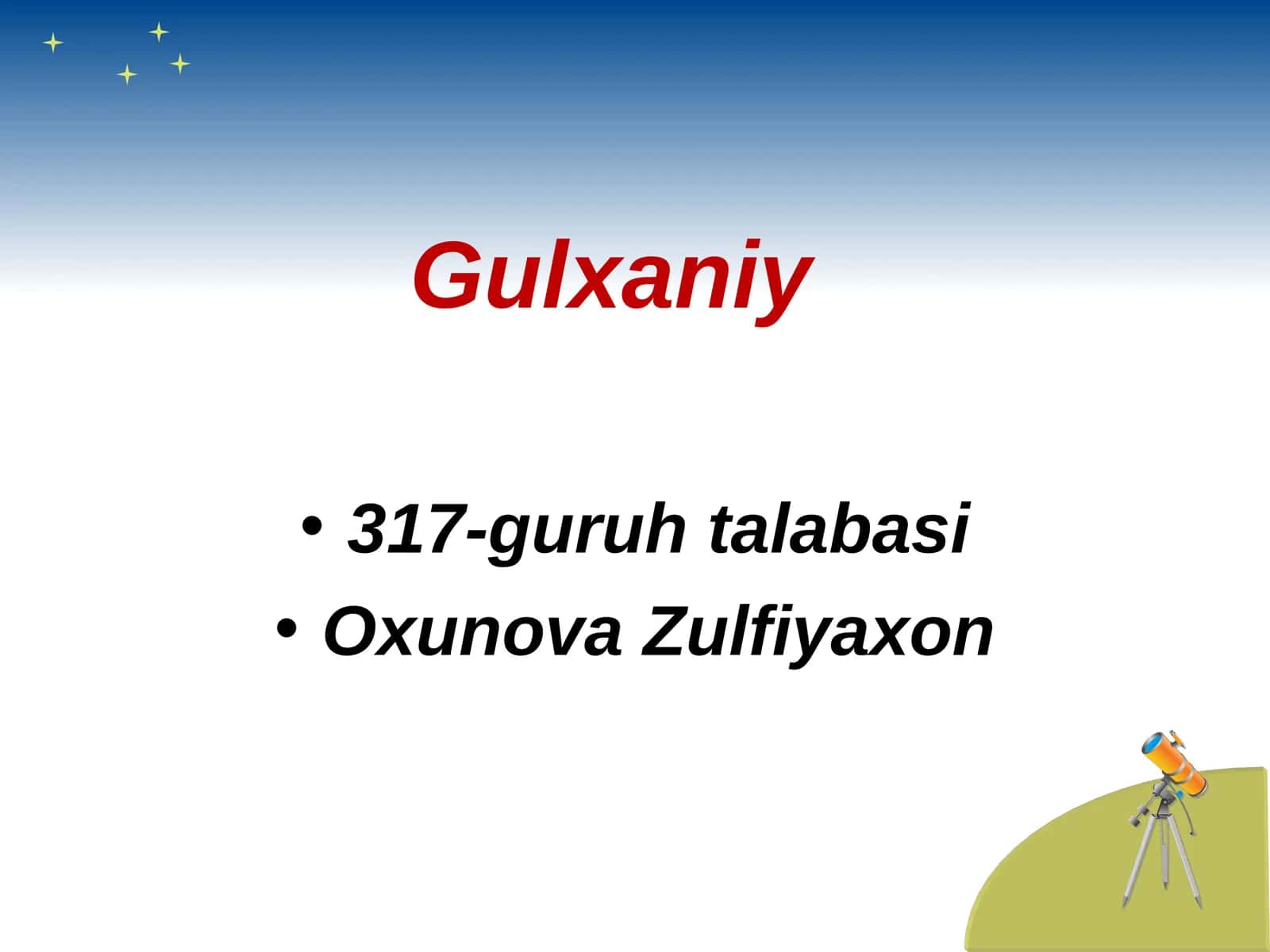 Gulxaniy 1