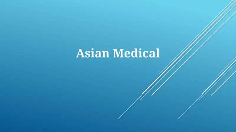 Traditional Asian Medicine Overview 1