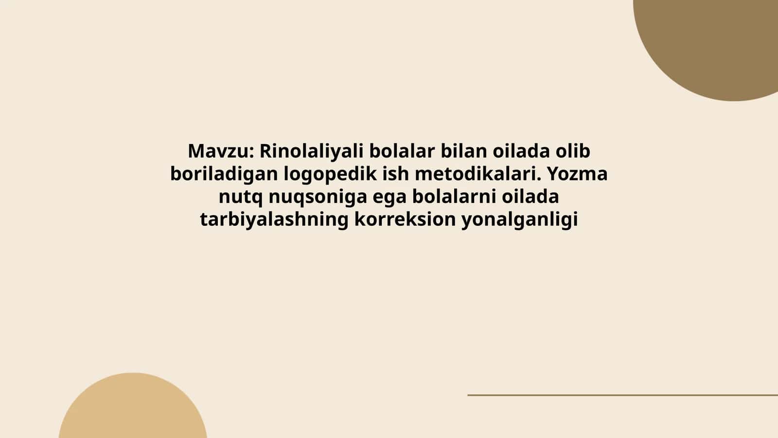 Rinolaliyali bolalar bilan oilada olib boriladigan logopedik ish metodikalari 1