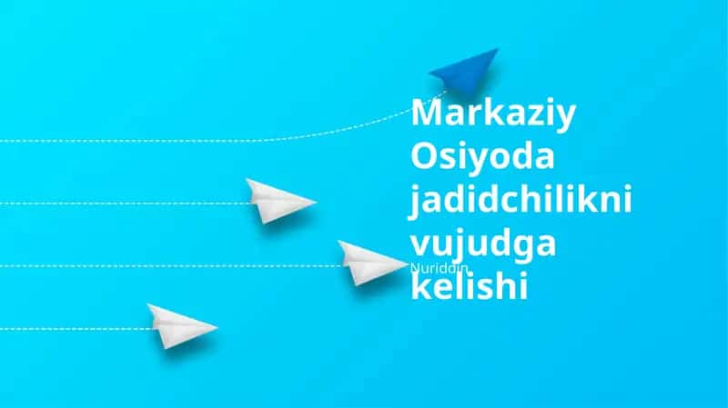 Jadidchilikni vujudga kelishi 1