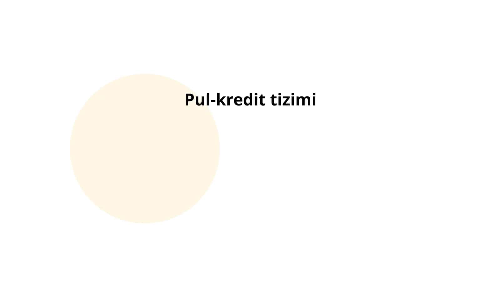 Pul-kredit tizimi 1