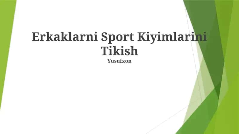 Erkaklarni Sport Kiyimlarini Tikish 1