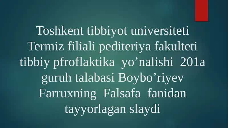 FALSAFANING MOHIYATI, SHARQ VA G‘ARB MUTAFAKKIRLARI TA’RIFLARINING TASNIFI 1