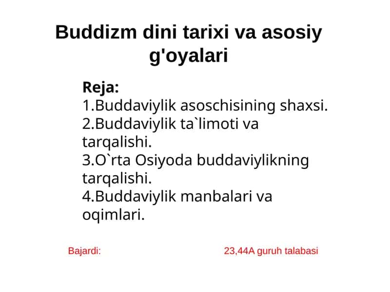Buddizm 1