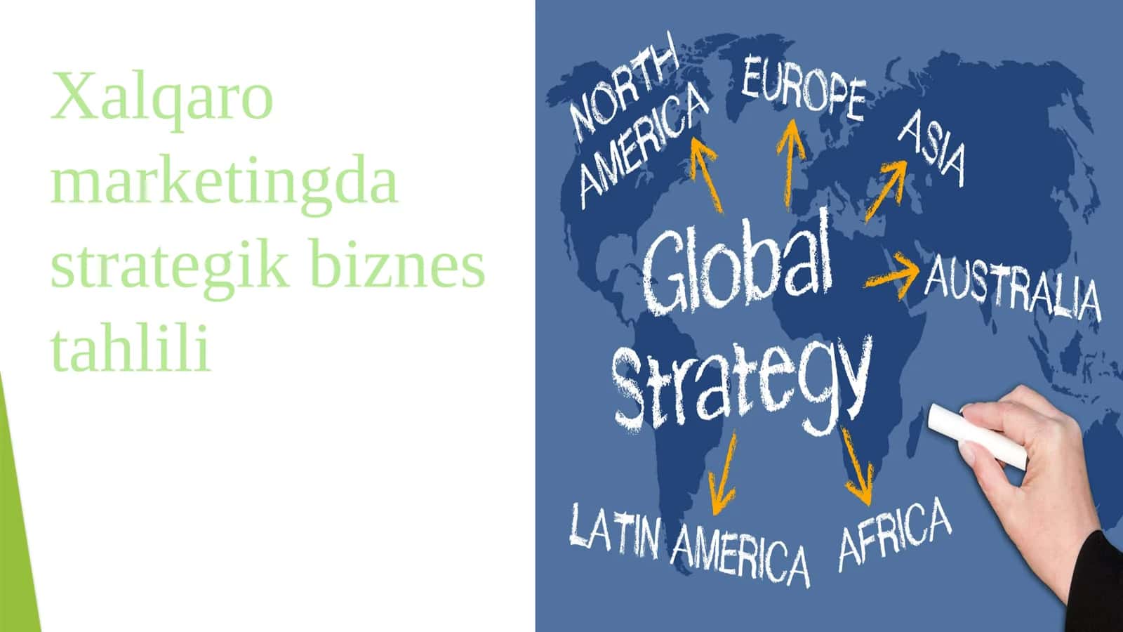 Xalqaro marketingda strategik biznes tahlili 1