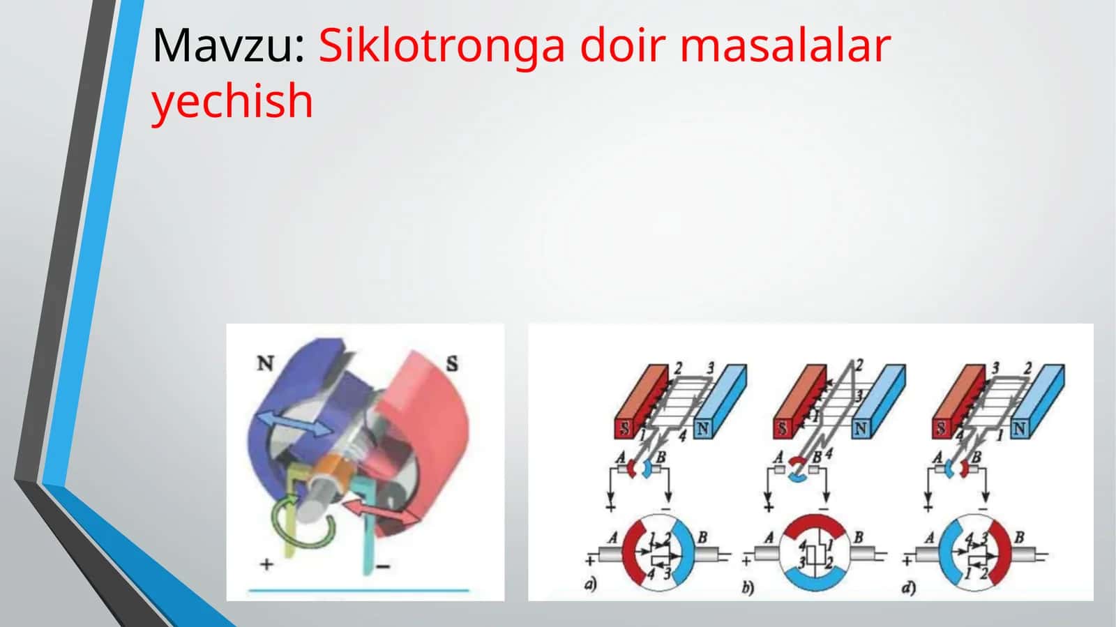 Siklotron gadoirmasalalary e chish 1