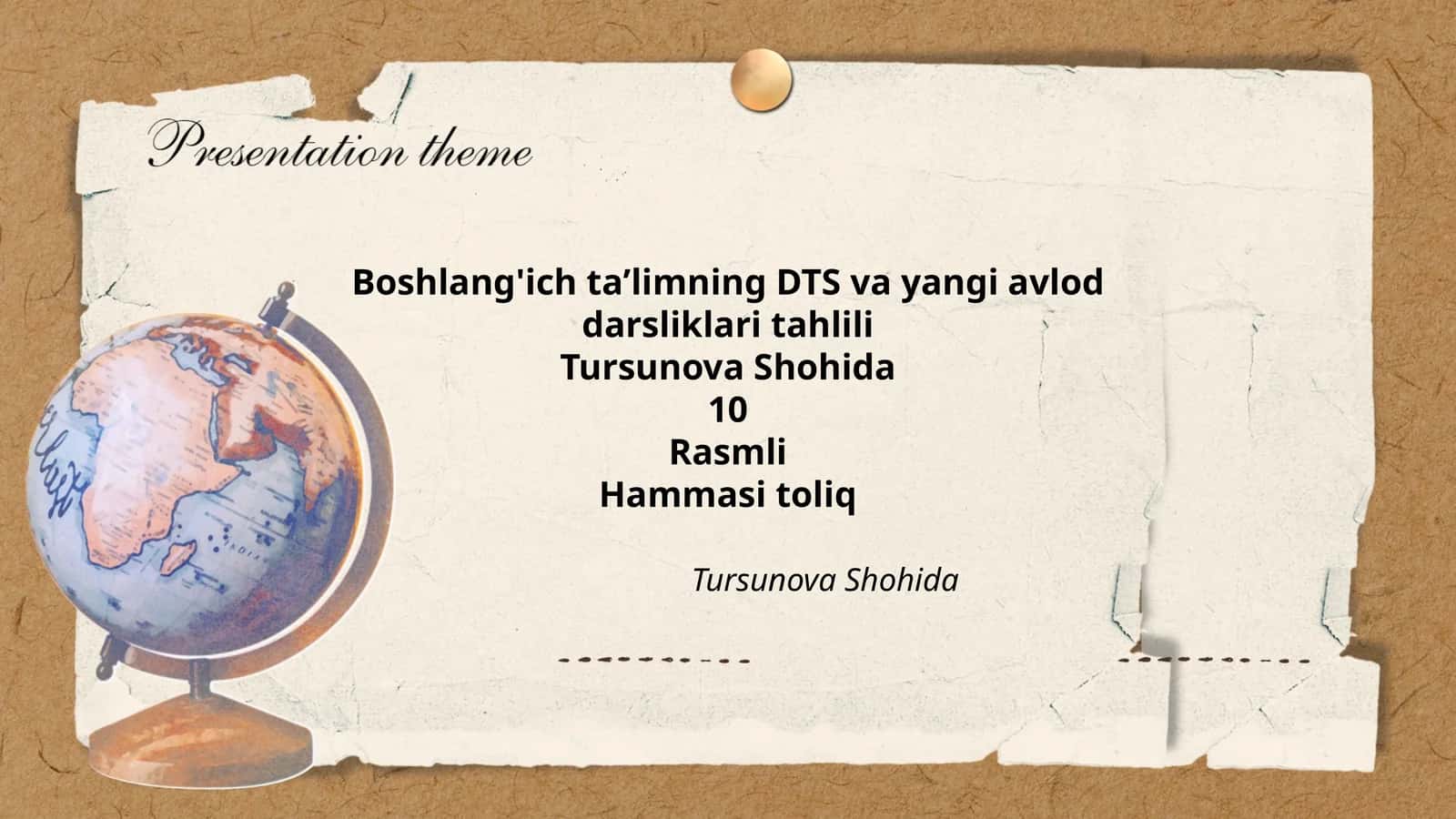 Boshlang'ich taʼlimning DTS va yangi avlod darsliklari tahlili 1
