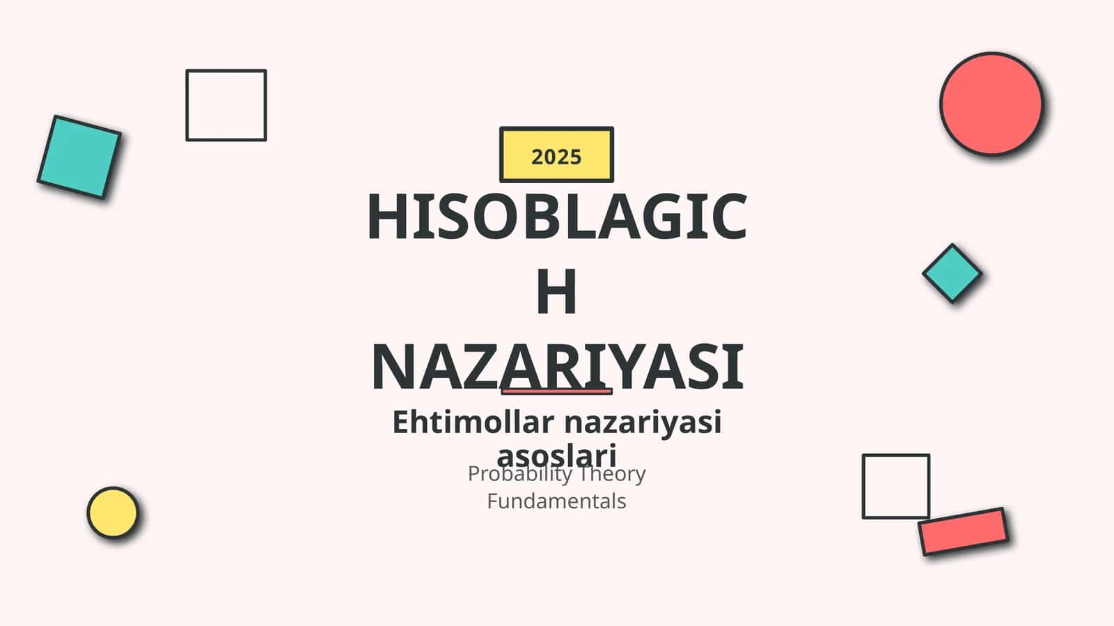 hisoblash nazariyasi 1