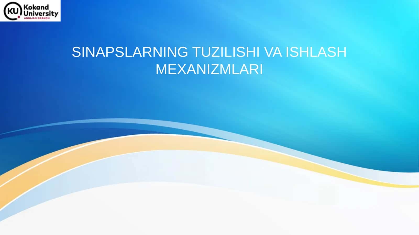 SINAPSLARNING TUZILISHI VA ISHLASH MEXANIZMLARI 1