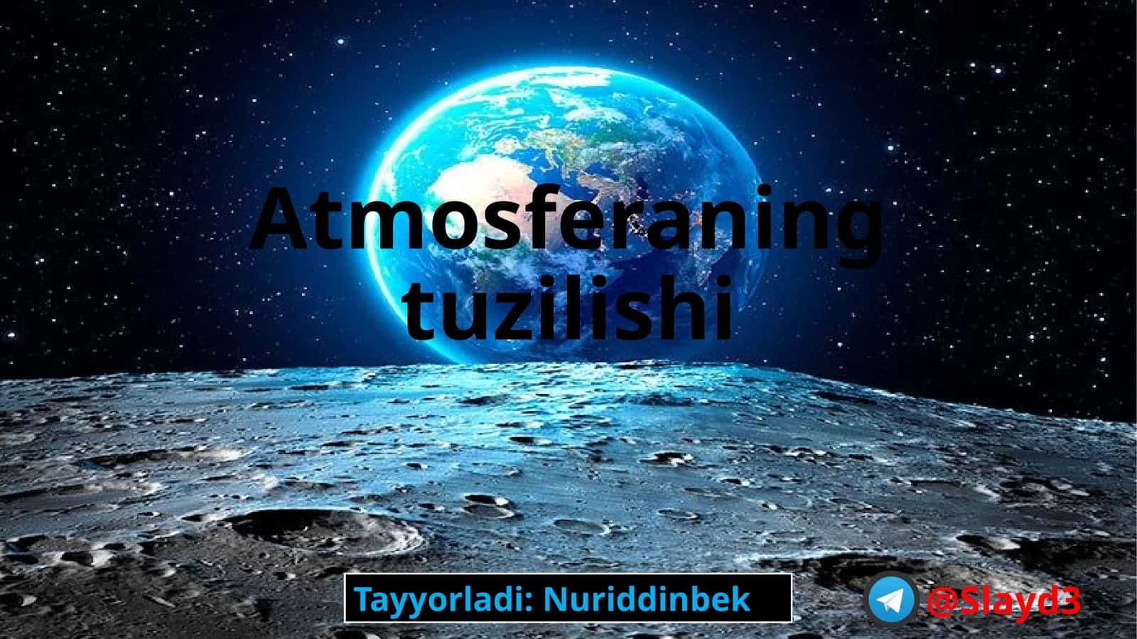Atmosferaning tuzilishi 1