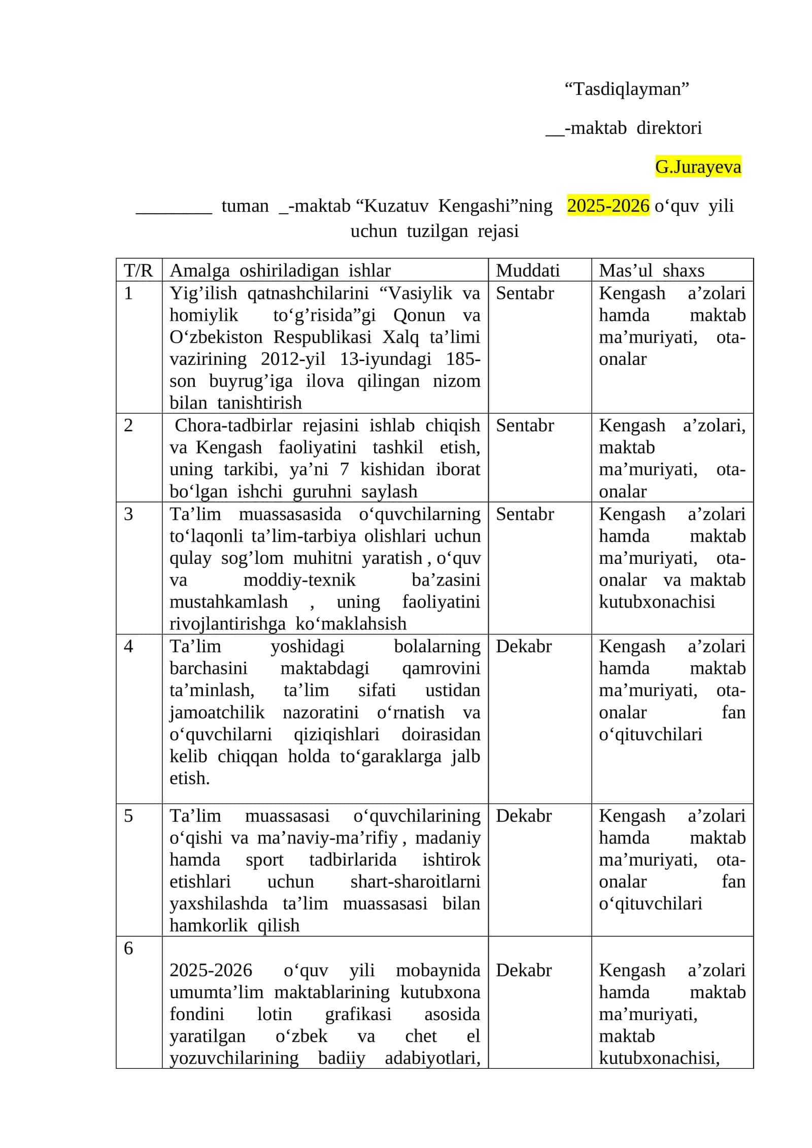 maktab “Kuzatuv  Kengashi” 1