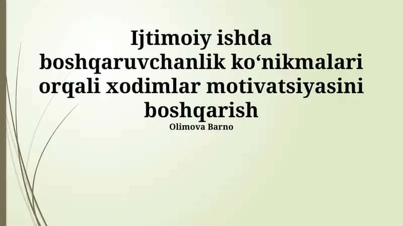 Samarali motivatsiya strategiyasi 1