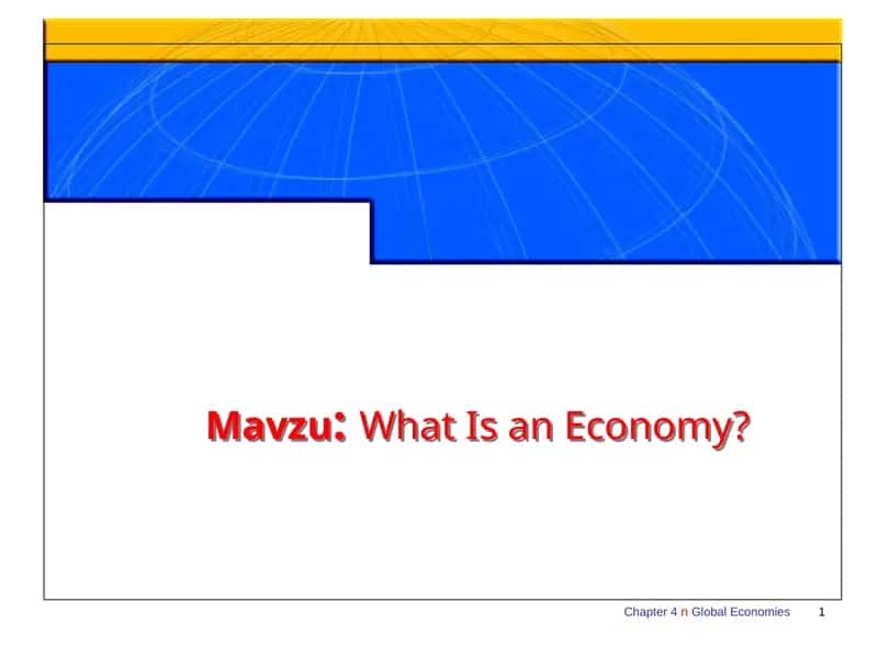 What Is an Economy? 1