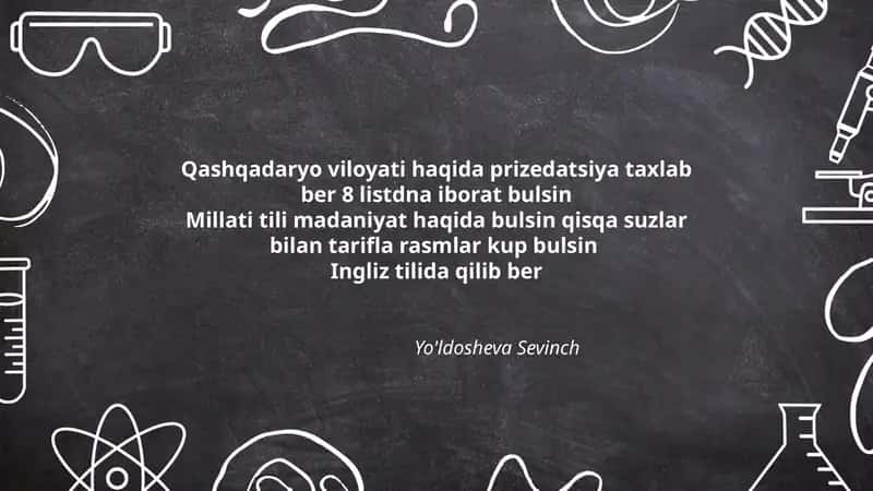 Qashqadaryo viloyati haqida prizedatsiya 1