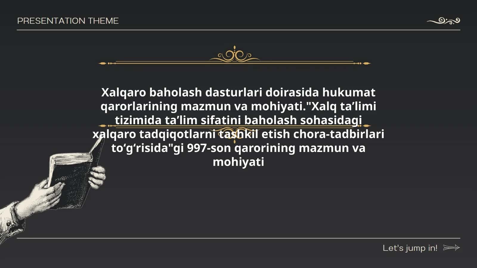 Xalqaro baholash dasturlari 1