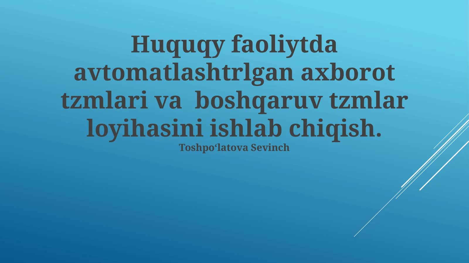 Dasturiy ta'minotning asosiy funksiyalari 1