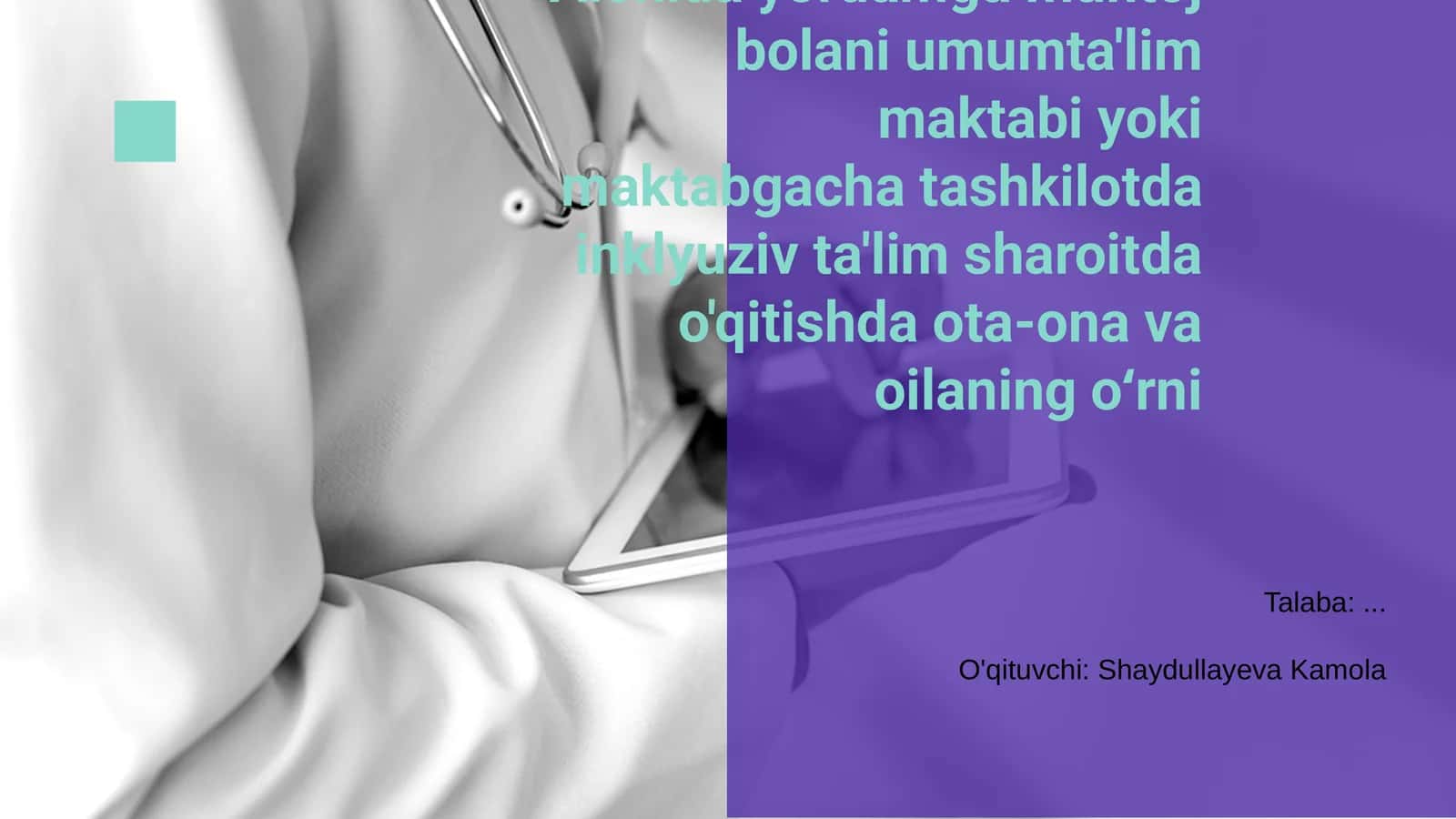 Inklyuziv Ta'limning Mohiyati va Maqsadi 1