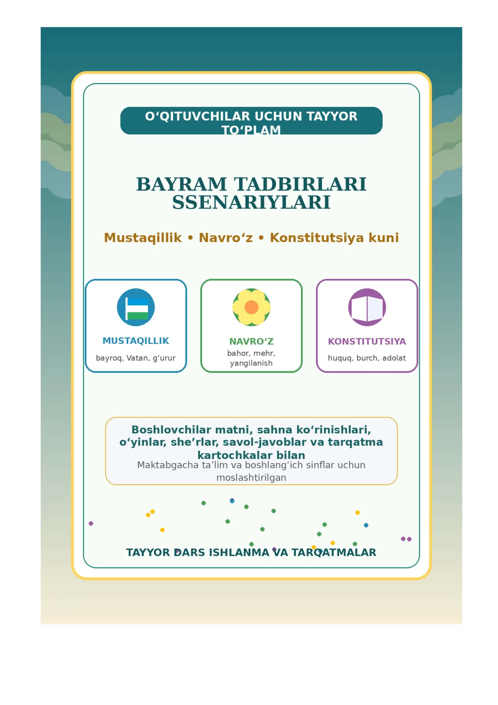 To‘plamdan foydalanish bo‘yicha qisqa yo‘riqnoma 1