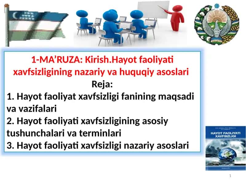 Hayot faoliyati xavfsizligi 1